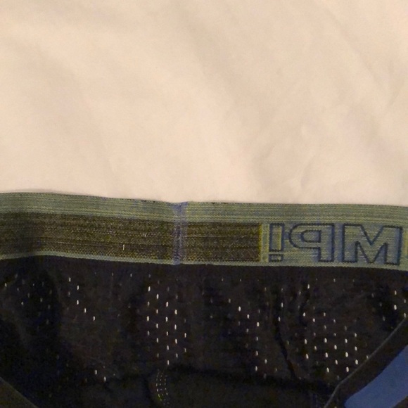 Men’s Black and blue Mesh PUMP! briefs - Picture 3 of 5